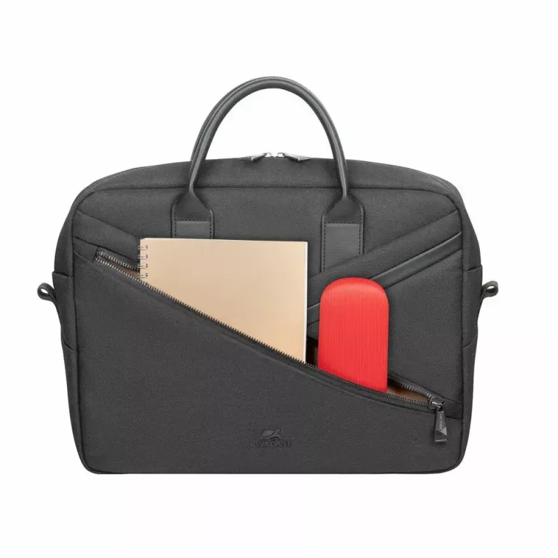 Teczka Rivacase 8134 39,6 cm 15,6 cala Czarna 2 komory