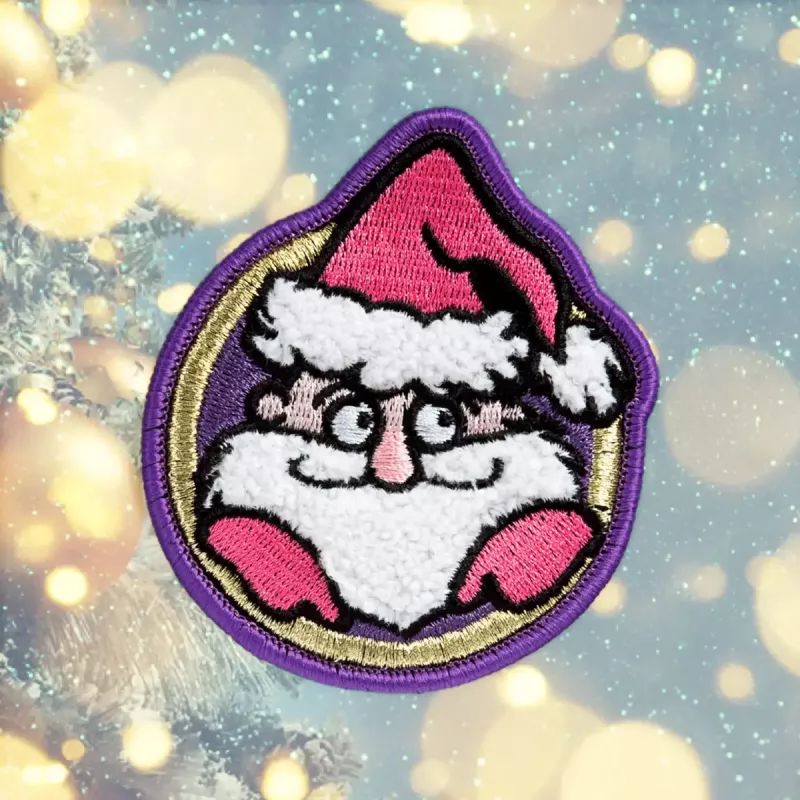 Odznaka LAUT MAGMOJI BADGE – edycja Święty Mikołaj, PCW i silikon, wielokolorowa, 1 szt.