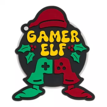 Plakietka LAUT MAGMOJI SILLY – Świąteczna Edycja Elf Gamer, PVC i silikon, wielokolorowa, 1 szt.