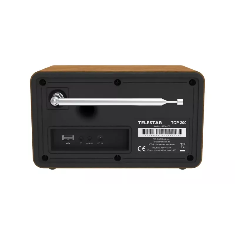 Internet radio Imperial Telestar 5701200 — Digital tuner, DAB+ FM, 10 W, 2.4 inch TFT, wood colour