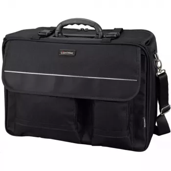Torba na laptopa Lightpak 46008 43,2 cm (17 cali) czarna