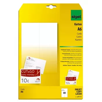 Samoprzylepne karty drukarki Sigel LP711