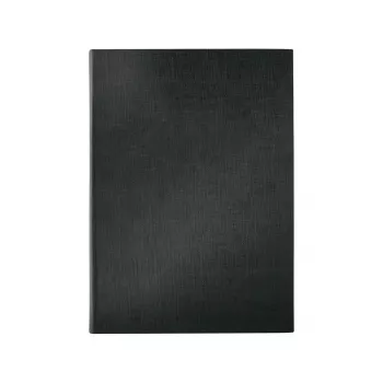 Folder Sigel SM115 Leather Linen Plastic Czarny A5