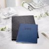 Folder Sigel SM110 Skóra Len Plastik Czarny A4