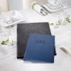 Folder Sigel SM111 Leather Linen Plastic Czarny A4 210x297 mm