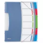 Esselte Divider Book Vivida PP 6 zakładek, Niebieski, Wielokolorowy, Polichlorek winylu (PVC), A4, 266 mm, 20 mm, 320 mm