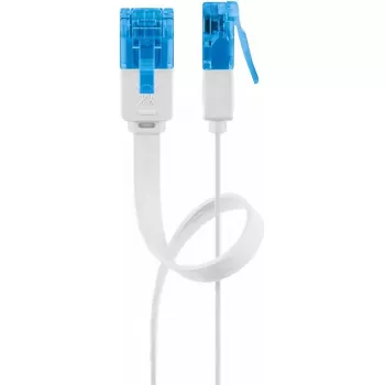 Goobay CAT 6A Płaski kabel krosowy U/UTP biały 20m