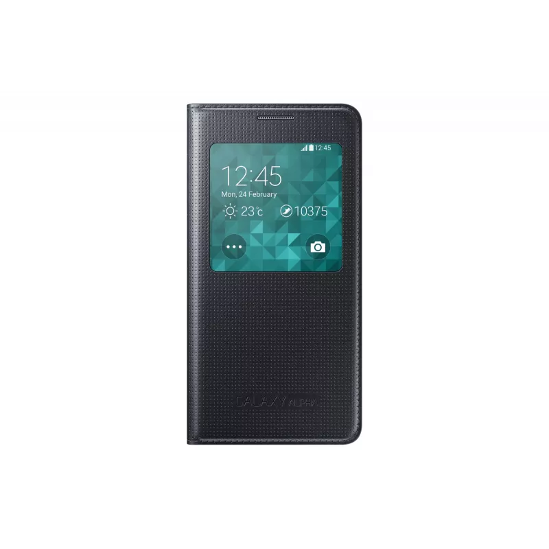 Samsung EF-CG850B etui do telefonu komórkowego Etui z klapką Srebrny