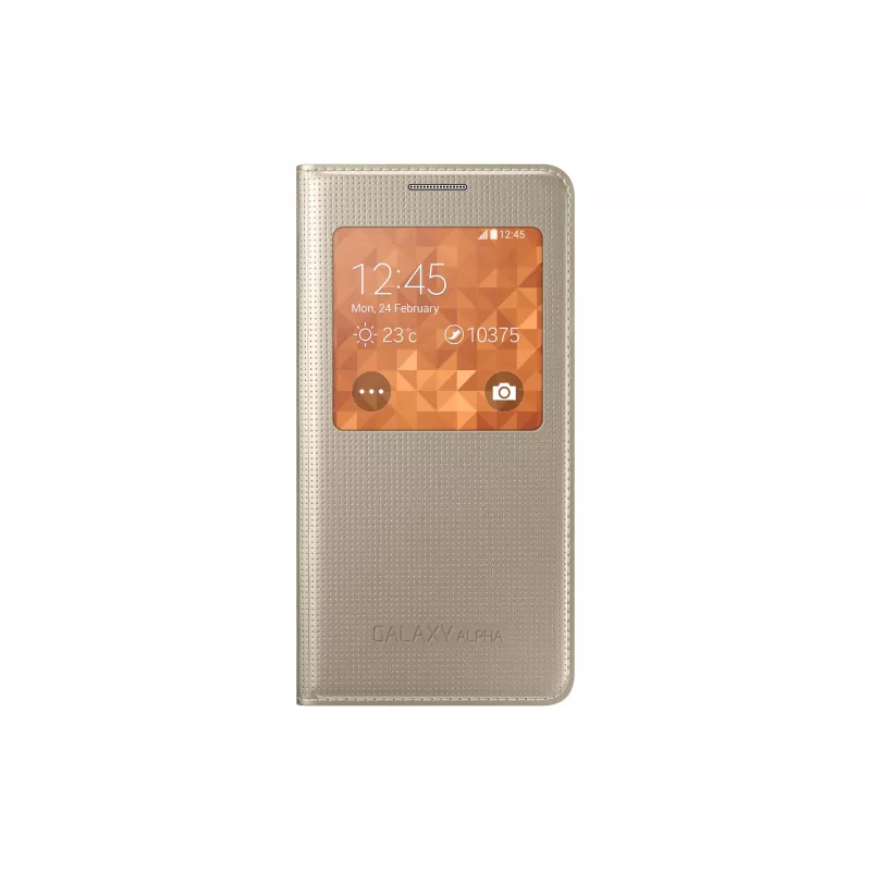 Samsung EF-CG850B etui do telefonu komórkowego Etui z klapką Srebrny