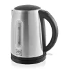 Czajnik elektryczny Melitta 1.7L 2200W Czarny Stal nierdzewna