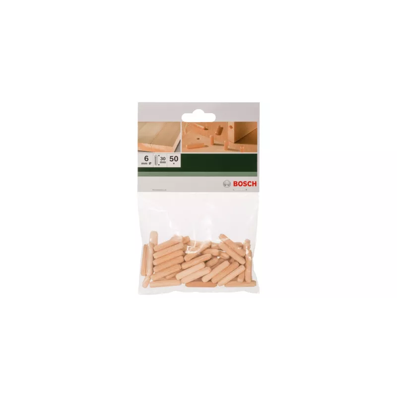 Bosch 2 609 255 309 kołki 50 szt. Drewno Okrągłe