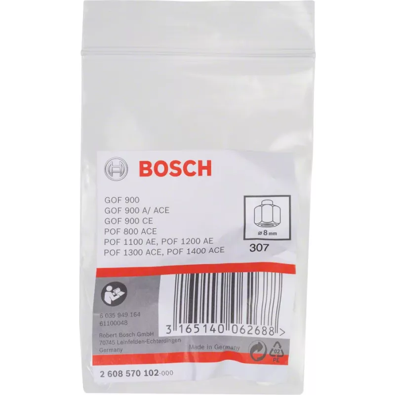 Tulejki zaciskowe Bosch GOF 130 GOF 900 GOF 900 A GOF 900 ACE GOF 900 CE GOF 1250 LCE Professional POF 800 ACE