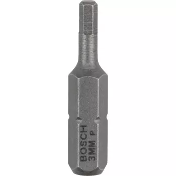 Końcówka wkrętakowa Bosch 2607001722, ekstra twarda, Hex 3 mm, 25 mm, 3 szt.