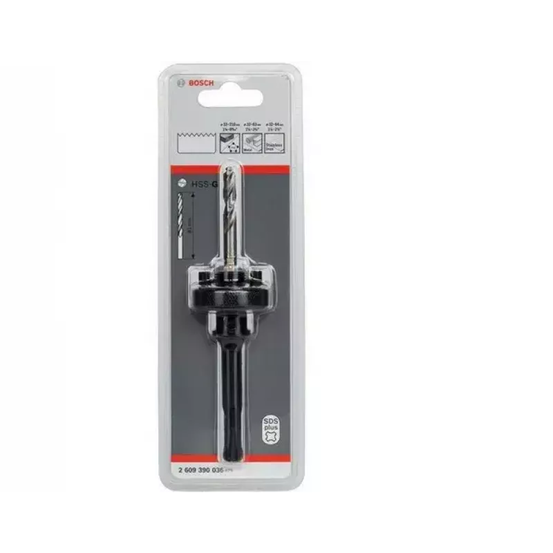 Adapter do otwornic Bosch 2609390036 z chwytem SDS-plus, czarny HSS-G