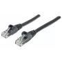 Intellinet kabel krosowy sieciowy, Cat6, 20m, czarny, CCA, U/UTP, PVC, RJ45, pozłacane styki, bez zaczepów, osłona, dożywotnia gwarancja