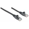Intellinet kabel krosowy sieciowy, Cat6, 20m, czarny, CCA, U/UTP, PVC, RJ45, pozłacane styki, bez zaczepów, osłona, dożywotnia gwarancja