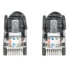 Intellinet kabel krosowy sieciowy, Cat6, 20m, czarny, CCA, U/UTP, PVC, RJ45, pozłacane styki, bez zaczepów, osłona, dożywotnia gwarancja