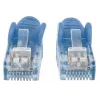 Intellinet kabel krosowy sieciowy, Cat6, 20 m, niebieski, CCA, U/UTP, PVC, RJ45, pozłacane styki, bezzaczepowa osłona, z osłoną, dożywotnia gwarancja