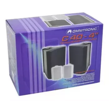 Głośnik 2-drożny Omnitronic C-40 Czarny Przewodowy 35 W