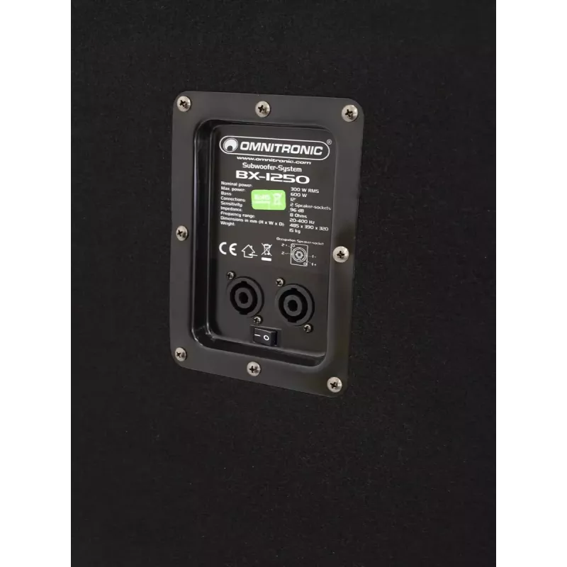 Aktywny subwoofer Omnitronic BX-1250