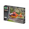 Model śmigłowca REVELL EC135 Air-Glaciers, zestaw do montażu, skala 1:72, długość 143 mm, średnica wirnika 140 mm