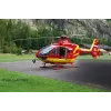 Model śmigłowca REVELL EC135 Air-Glaciers, zestaw do montażu, skala 1:72, długość 143 mm, średnica wirnika 140 mm