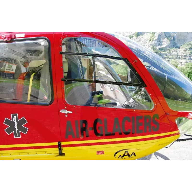 Model śmigłowca REVELL EC135 Air-Glaciers, zestaw do montażu, skala 1:72, długość 143 mm, średnica wirnika 140 mm