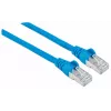 Intellinet sieciowy Patch kabel, Cat7 kabel/Cat6A Plugs, 15m, niebieski, miedź, S/FTP, LSOH / LSZH, PVC, RJ45, Gold Plated Contacts, Snagless, Booted, Lifetime Warranty