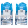 Intellinet sieciowy Patch kabel, Cat7 kabel/Cat6A Plugs, 15m, niebieski, miedź, S/FTP, LSOH / LSZH, PVC, RJ45, Gold Plated Contacts, Snagless, Booted, Lifetime Warranty