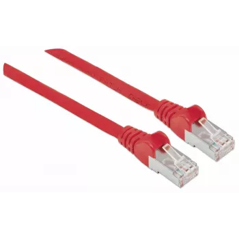 Intellinet sieciowy Patch kabel, kabel Cat7/wtyki Cat6A, 20 m, czerwony, miedziany, S/FTP, LSOH / LSZH, PVC, RJ45, pozłacane styki, bezzaczepowa, osłona, dożywotnia gwarancja