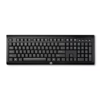 HP K2500 Klawiatura bezprzewodowa, Pełnowymiarowa (100%), Bezprzewodowa, RF Wireless, Czarna