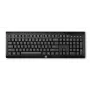 HP K2500 Klawiatura bezprzewodowa, Pełnowymiarowa (100%), Bezprzewodowa, RF Wireless, Czarna