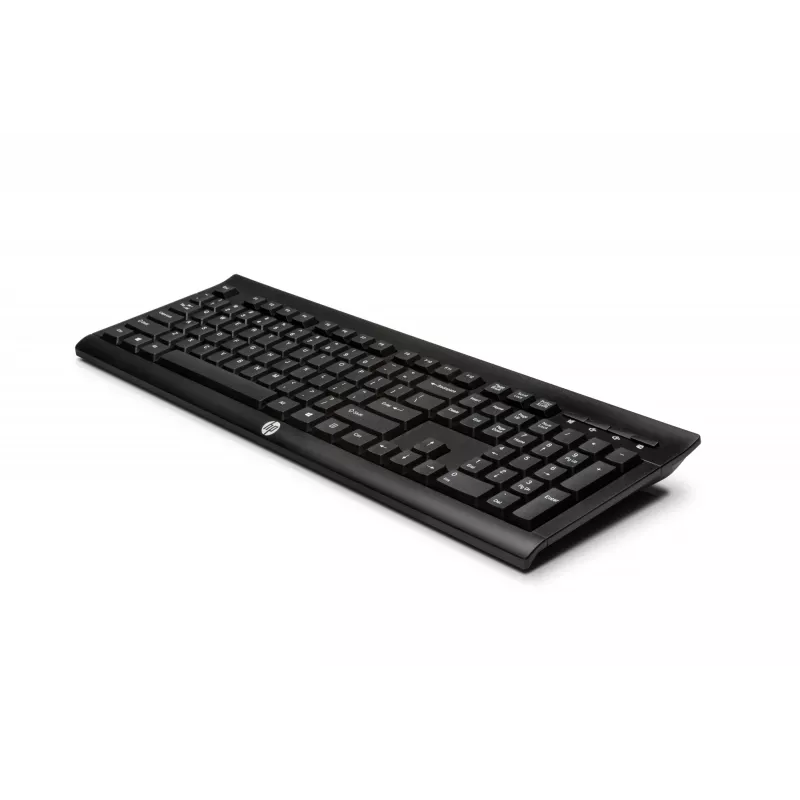 HP K2500 Klawiatura bezprzewodowa, Pełnowymiarowa (100%), Bezprzewodowa, RF Wireless, Czarna