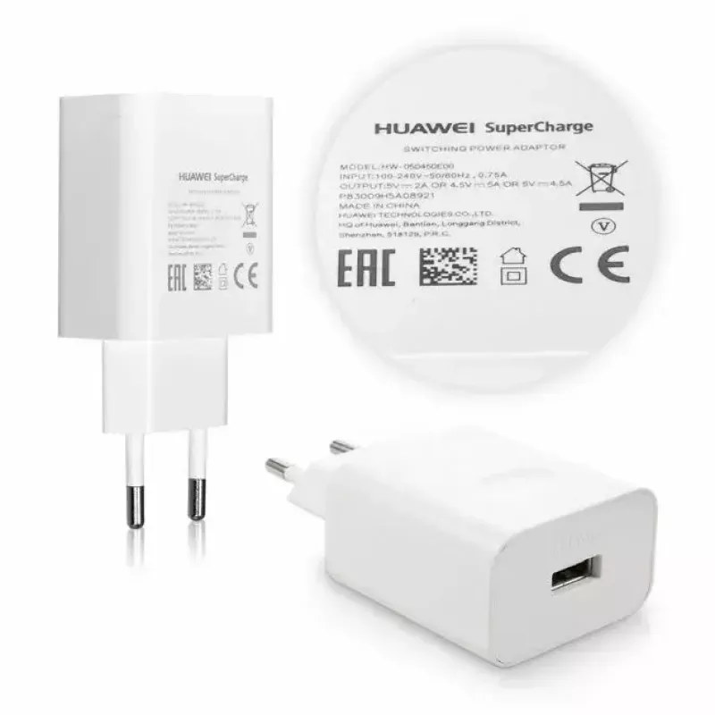 Ładowarka USB-C HUAWEI HW-050450E00 QuickCharge 5A biała — zasilacz USB-C
