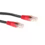 ACT Czarny 1 metrowy kabel krosowy U/UTP CAT6 z wtykami RJ45