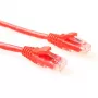 ACT Czerwony kabel krosowy U/UTP CAT5E 1 metr poziom komponentu ze złączami RJ45
