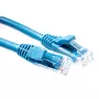 ACT niebieski kabel krosowy U/UTP CAT6 10 metrów poziomu komponentowego ze złączami RJ45