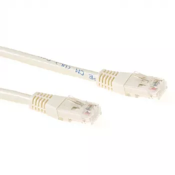 ACT Ivory 20 m LSZH U/UTP CAT6A kabel krosowy z wtykami RJ45