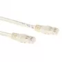 ACT Ivory 20 m LSZH U/UTP CAT6A kabel krosowy z wtykami RJ45