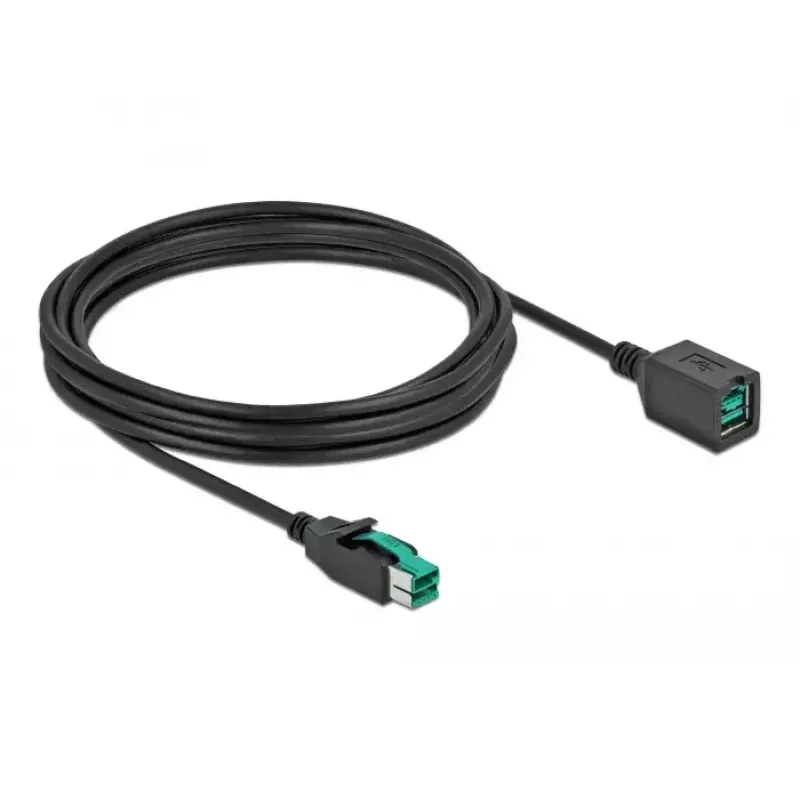 Przedłużacz USB Powered DeLOCK 85983 12 V 4 m Czarny