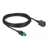 Przedłużacz USB z zasilaniem DeLOCK 85984 12V 5m Czarny