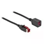 Przedłużacz USB z zasilaniem DeLOCK 85986 24 V 2 m Czarny