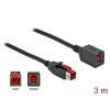 Przedłużacz USB z zasilaniem DeLOCK 85987 24 V 3 m Czarny