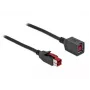 Przedłużacz USB zasilany DeLOCK 85988 24 V 4 m czarny