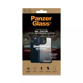 Pokrowiec PanzerGlass SilverBullet ClearCase iPhone 13 Mini Czarny