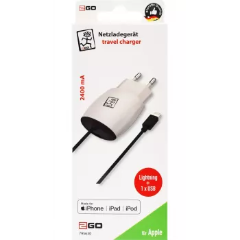 Ładowarka do urządzeń mobilnych 2GO 795630 Uniwersalna Biała AC Wewnętrzna