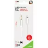 Kabel audio 2GO 797218 1m 3.5mm Lightning Biały