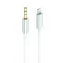 Kabel audio 2GO 797218 1m 3.5mm Lightning Biały
