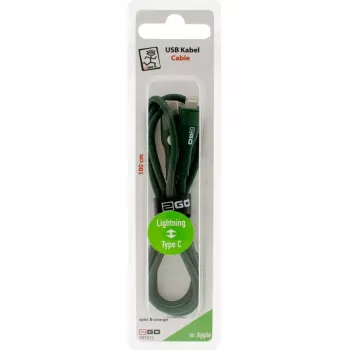 Kabel Lightning 2GO 797312 1m zielony USB C