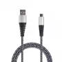 Kabel USB 2GO 795951 1 m USB B Micro-USB B srebrny